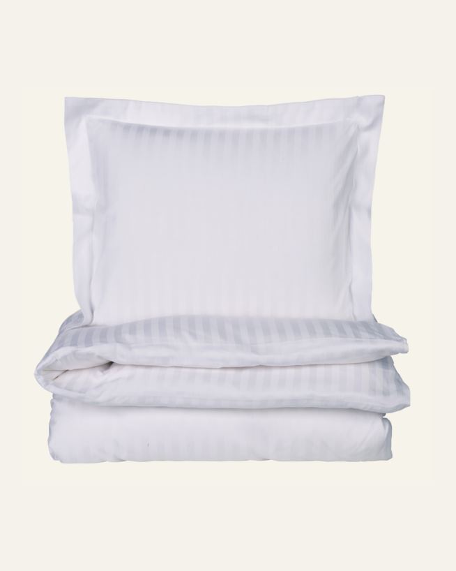 Påslakanset i satin vit - 150x210 cm vit - 1