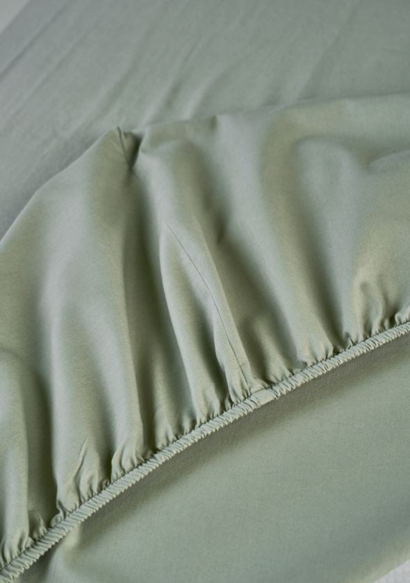 Dra-på-lakan lindblomsgrön - 4