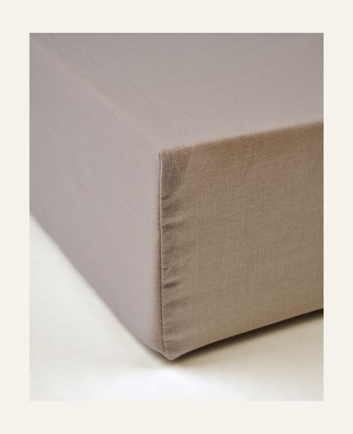 Dra-på-lakan sand - 180x200 cm sand - 1