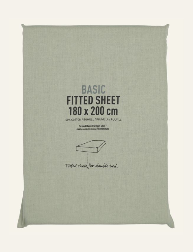 Dra-på-lakan lindblomsgrön - 2