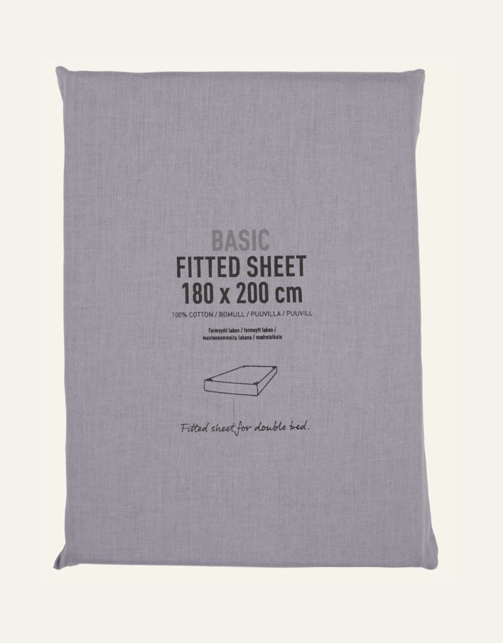 Dra-på-lakan dimblå - 2