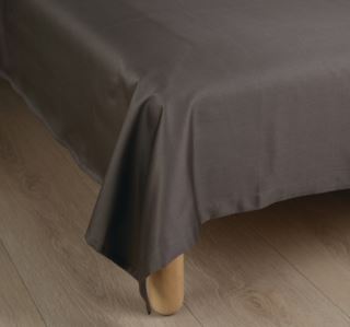 Soft Satin underlakan grafitgrå