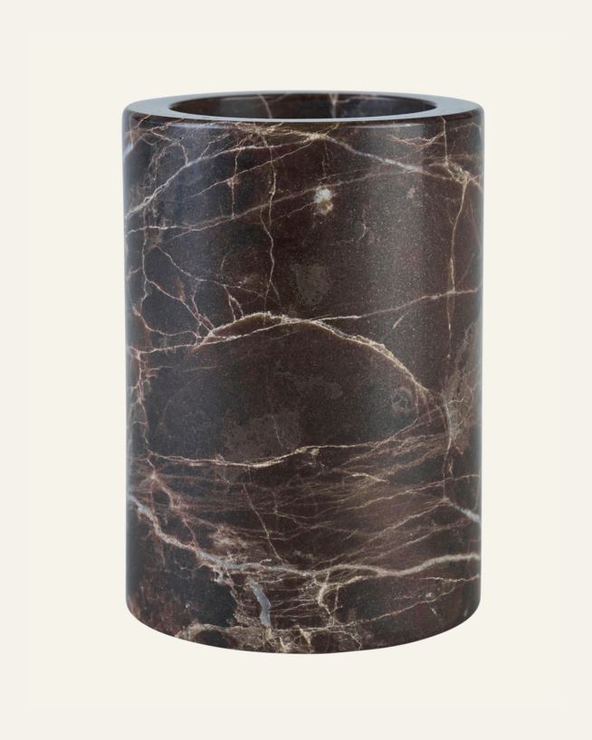 Tandborstmugg brun - 7x7x10 cm brun - 1