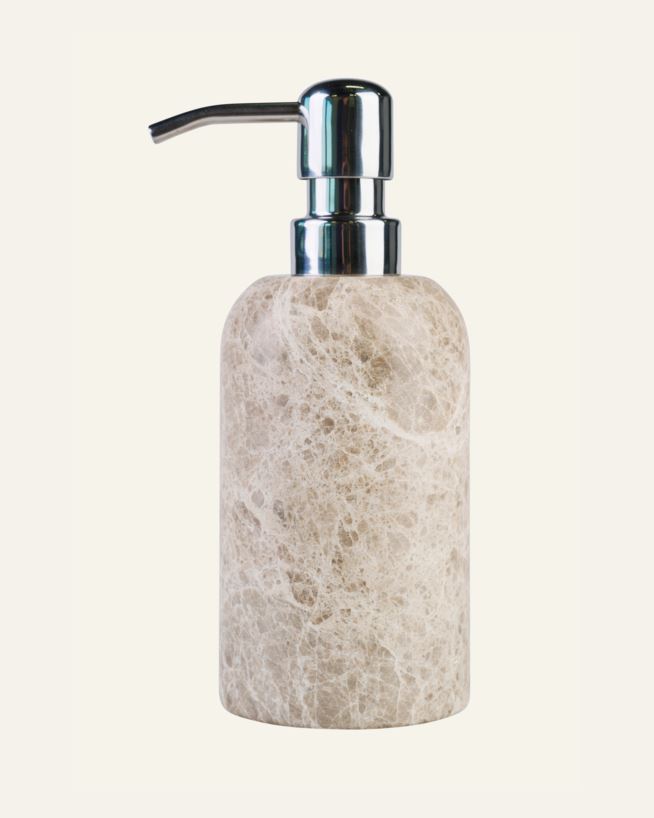 Tvålpump beige - 7x7x12 cm beige - 1