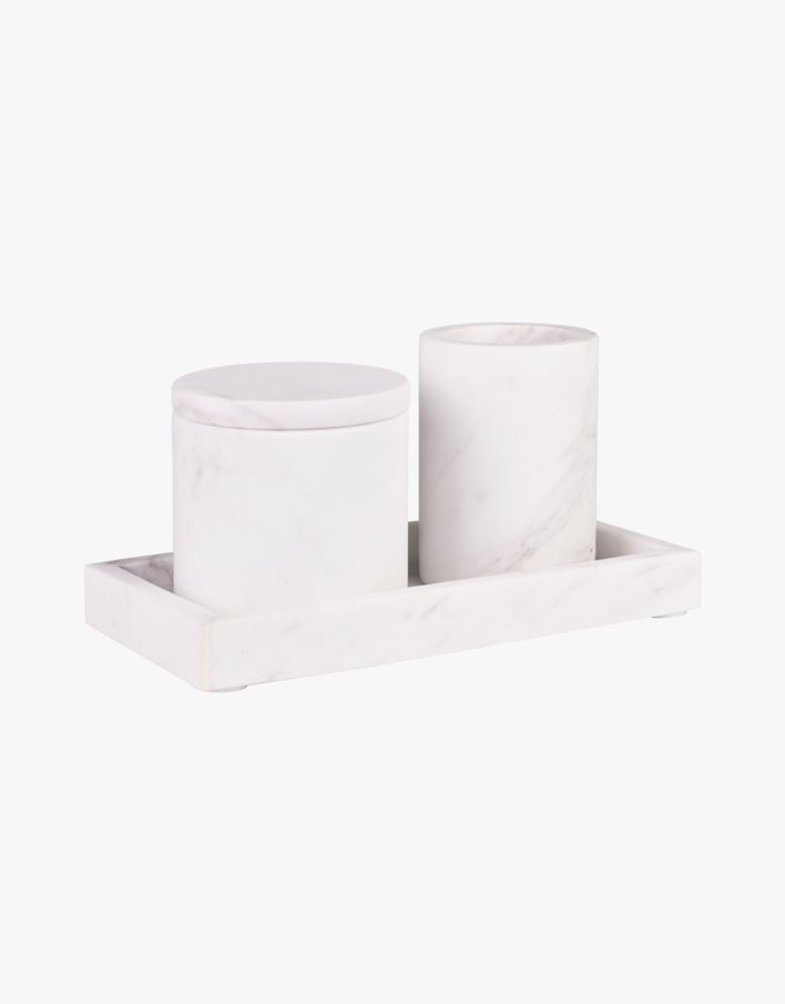 Mariana marmorbricka vit - 11x22x3 cm vit - 1