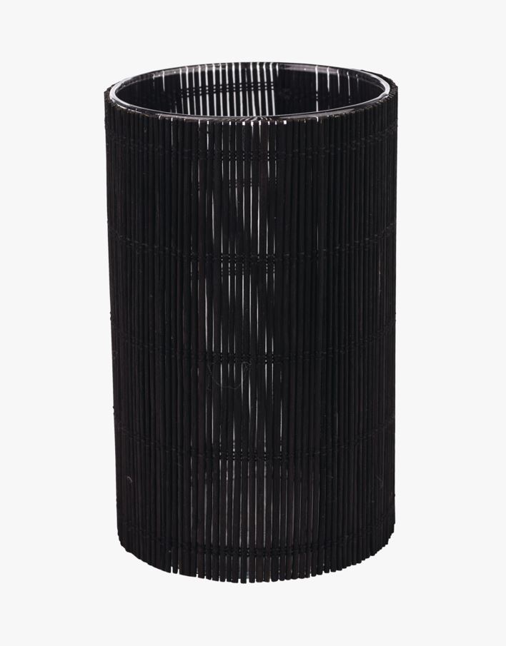 Värmeljushållare svart - 12x20 cm svart - 1
