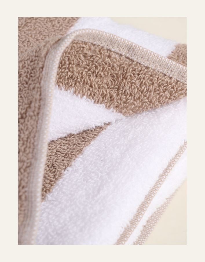 Handduk multi/beige - 2