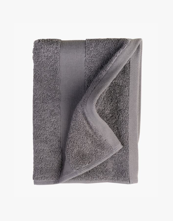 Handduk mörkgrå - 50x70 cm mörkgrå - 1