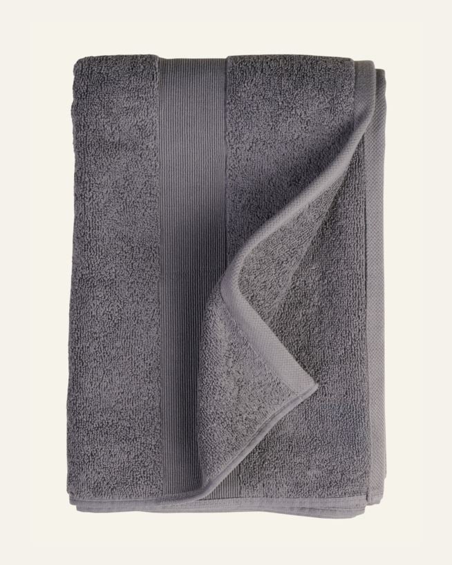 Handduk mörkgrå - 70x140 cm mörkgrå - 1