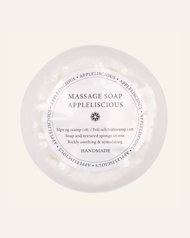 Massagetvål vit - 8,5x8,5 cm vit - 1