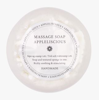 Soft massagetvål vit