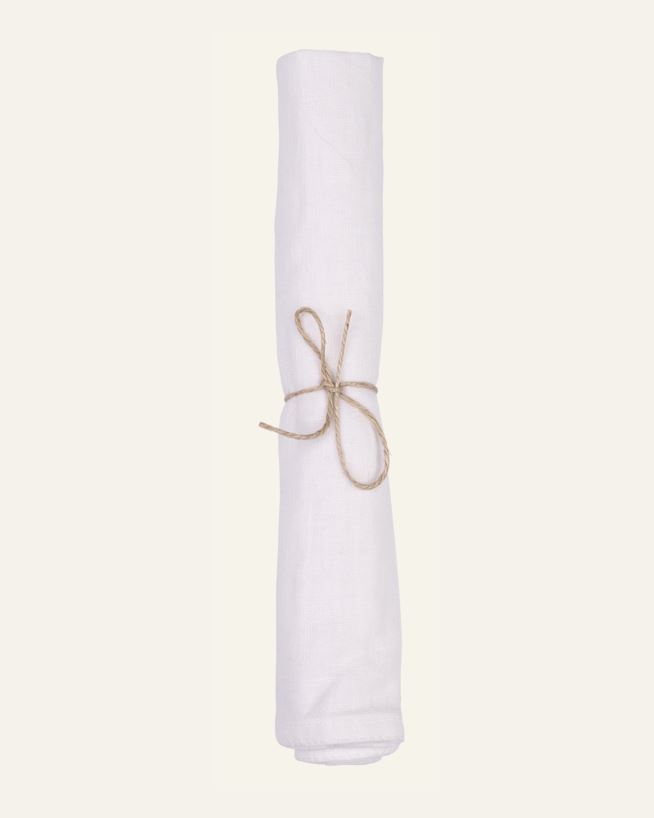 Tygservett vit - 47x47 cm vit - 1