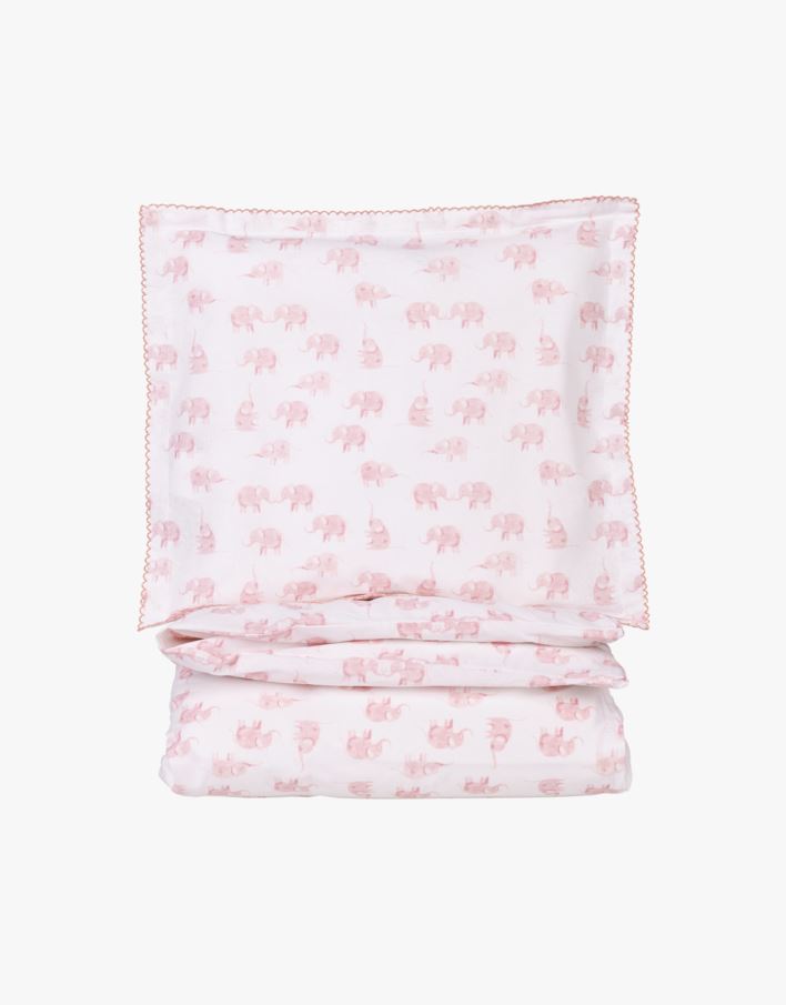 Påslakanset rosa - 100x130 cm rosa - 1