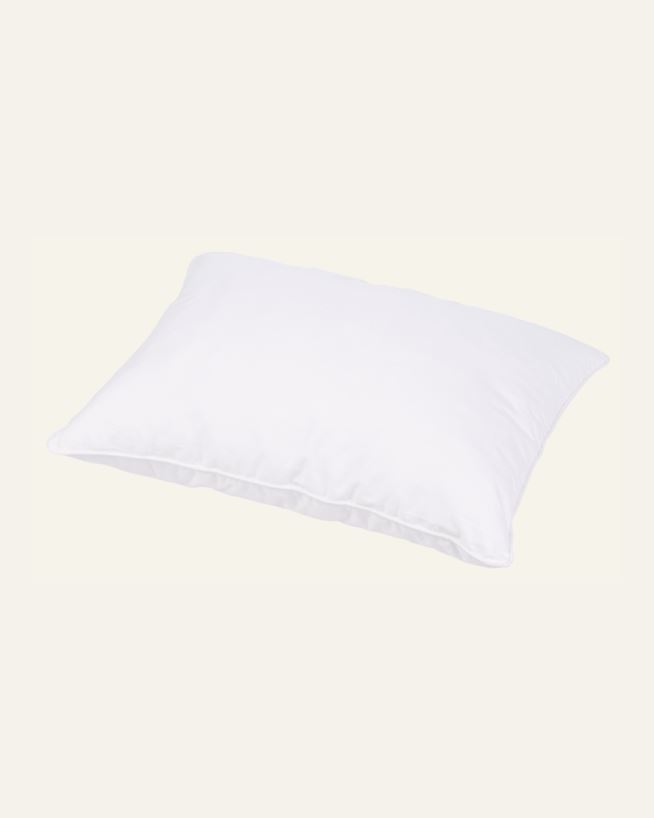 Medelhög fiberkudde vit - 30x40 cm vit - 1