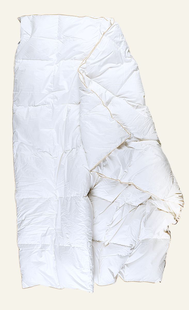 Medelvarmt duntäcke vit - 150x210 cm vit - 1