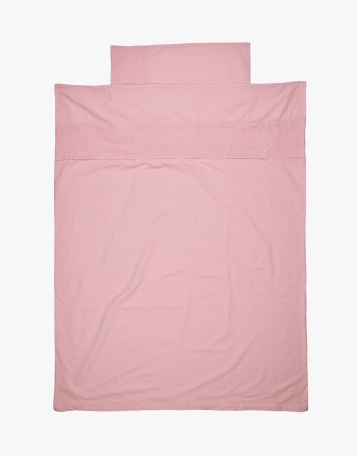 Påslakanset rosa - 100x130 cm rosa - 1