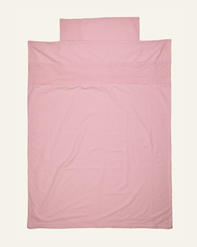 Påslakanset rosa - 100x130 cm rosa - 1