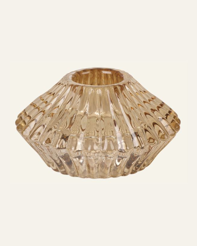 Ljusstake nougat - 7,5x4 cm nougat - 1