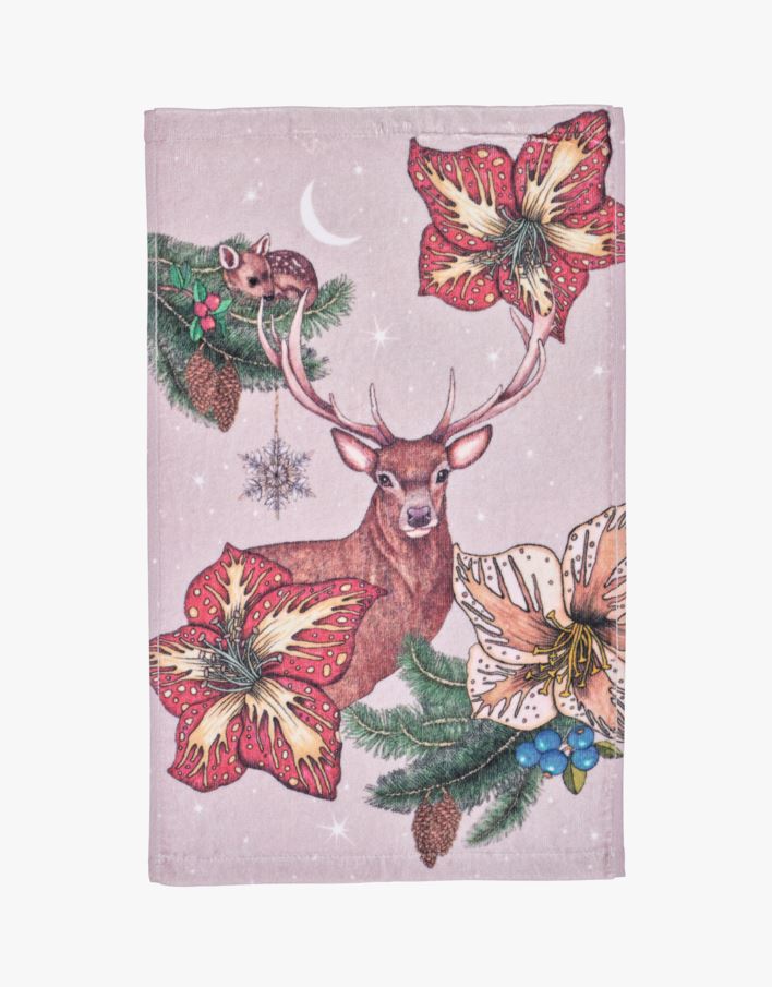 Nadja Wedin Oh Deer handduk multi - 30x50 cm multi - 1