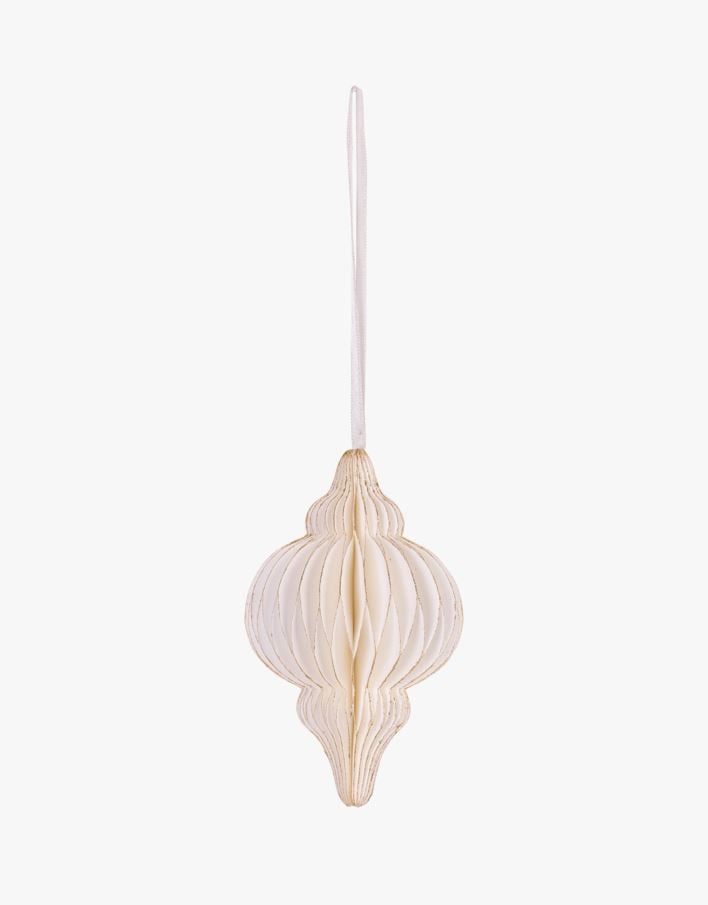 Paper avery julgransdekoration offwhite - 12 cm offwhite - 1