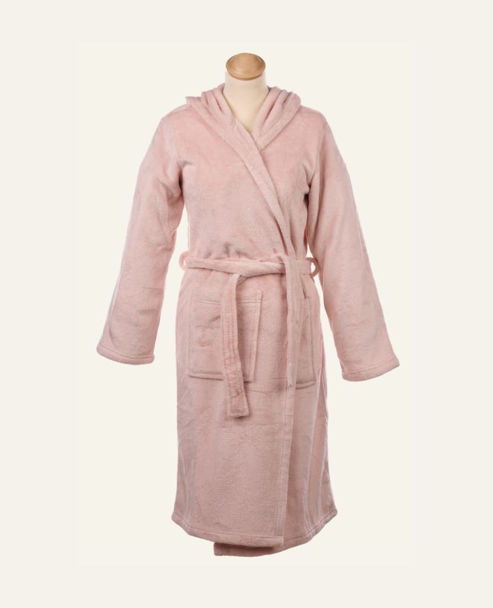 Morgonrock rosa - 170 cm rosa - 1