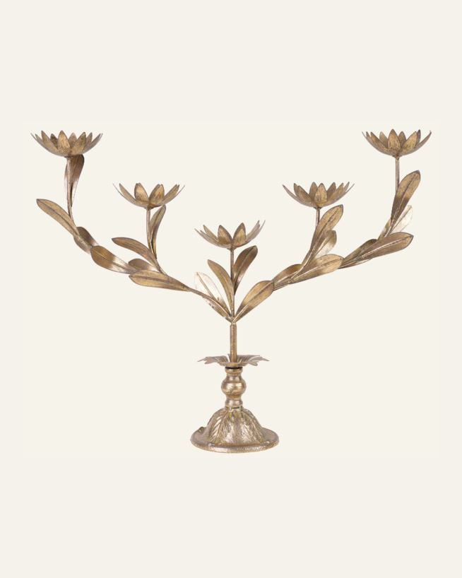 Värmeljushållare guld - 55x12x42 cm guld - 1