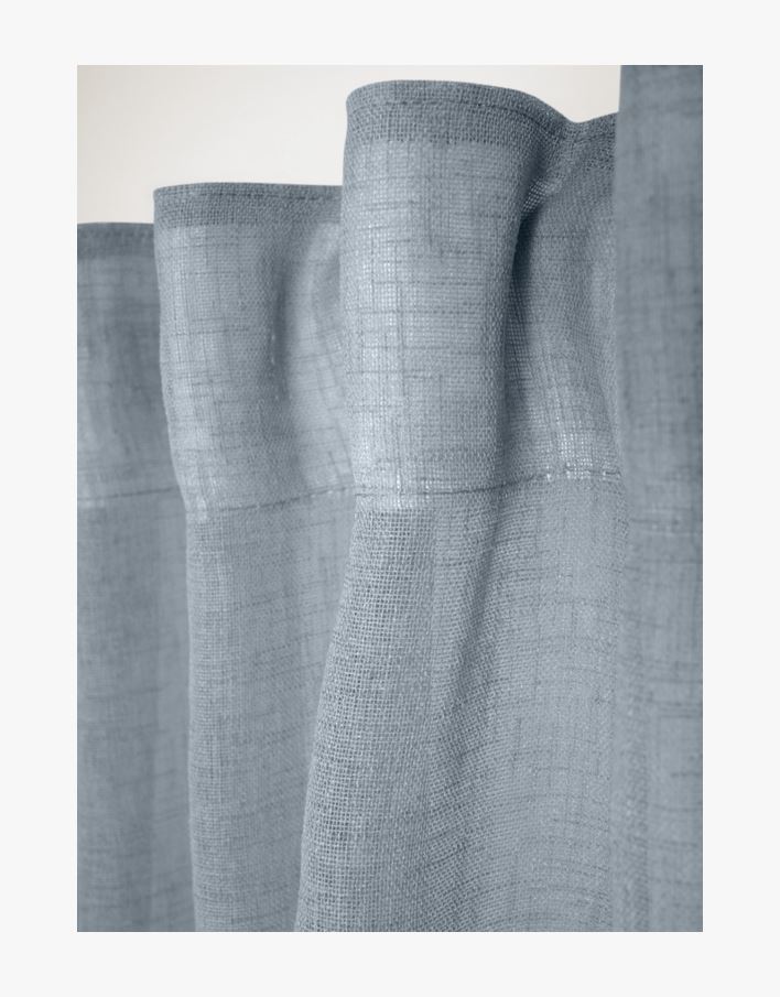 Gardin gråblå - 140x240cm 7cm gråblå - 1