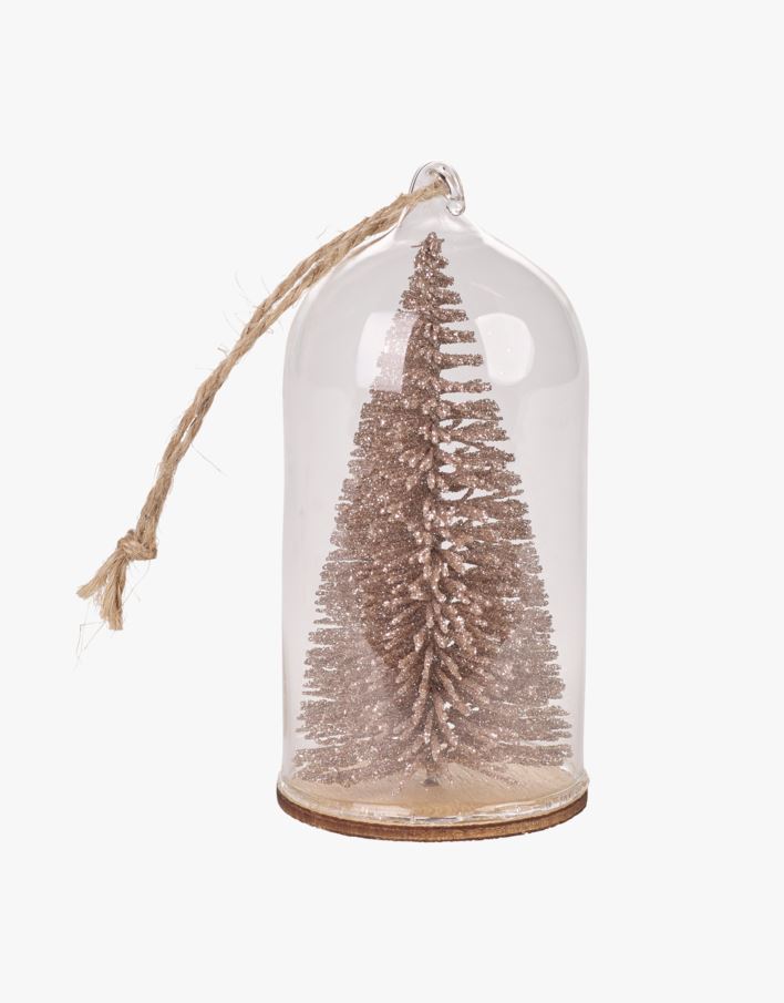 Tree dome dekoration champagne - 4,7x4,7x10 cm champagne - 1