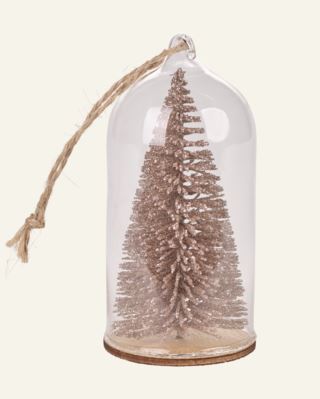 Tree dome dekoration champagne