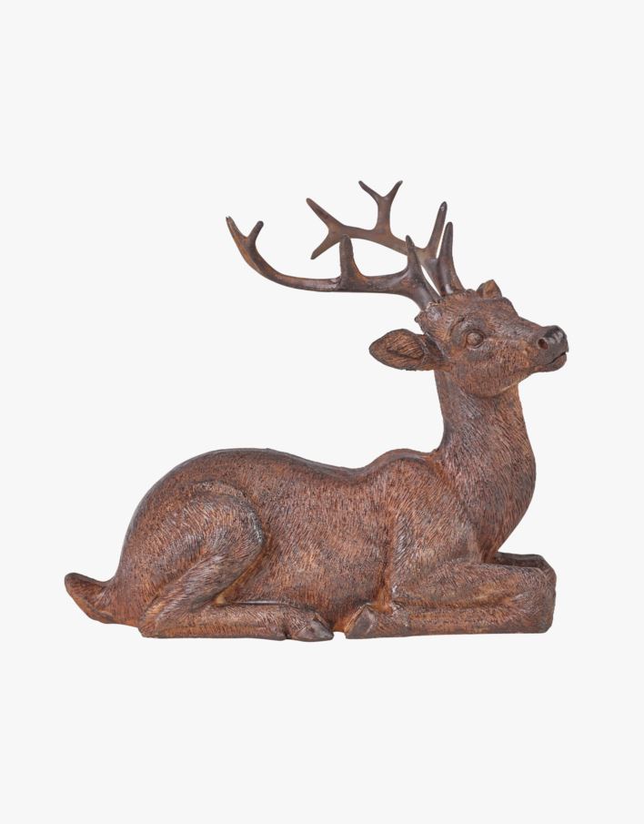Deer dekoration brun - 15x8x13 cm brun - 1