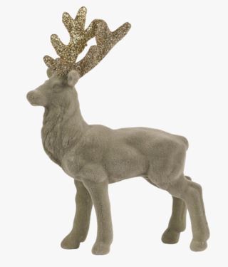 Velvet green deer julgransdekoration ljusgrön