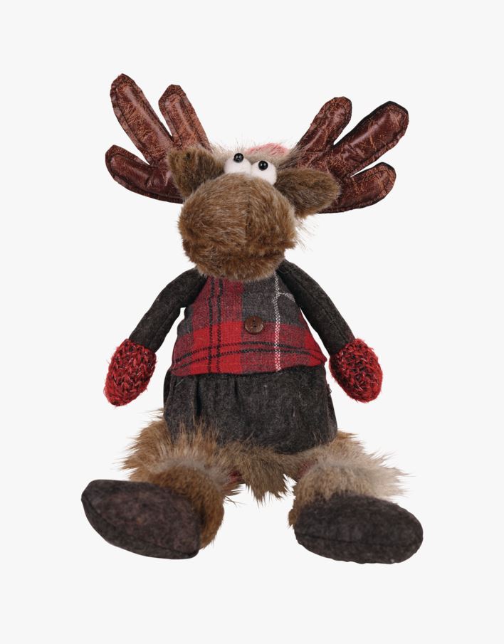 Claus longmoose tomte röd - 17x12x47 cm röd - 1