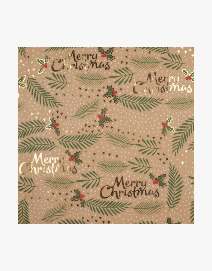 Presentpapper brun - 70cm x 3m brun - 1