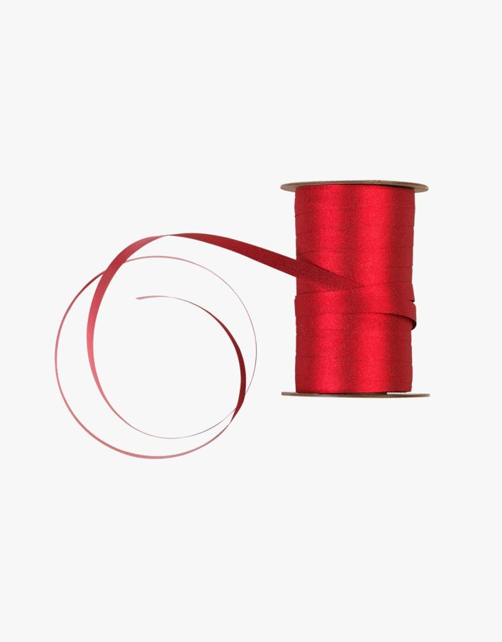 Band röd - 1 cm x 100 m röd - 1