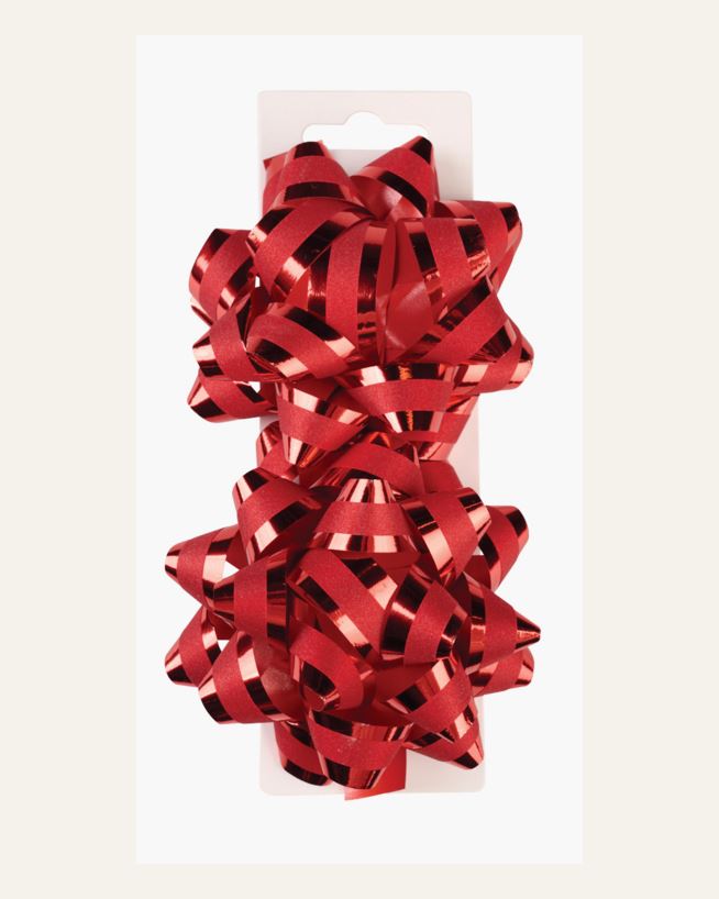 Rosett röd - ø10 cm röd - 1