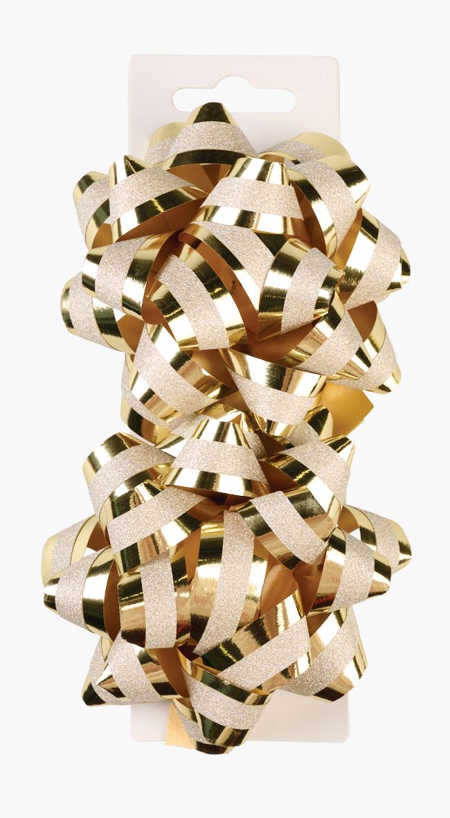 Rosett guld - ø10 cm guld - 1