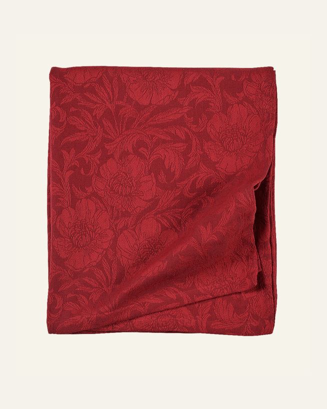 Jacquard duk röd - 140x250 cm röd - 1