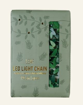 Leaf led-ljusslinga grön