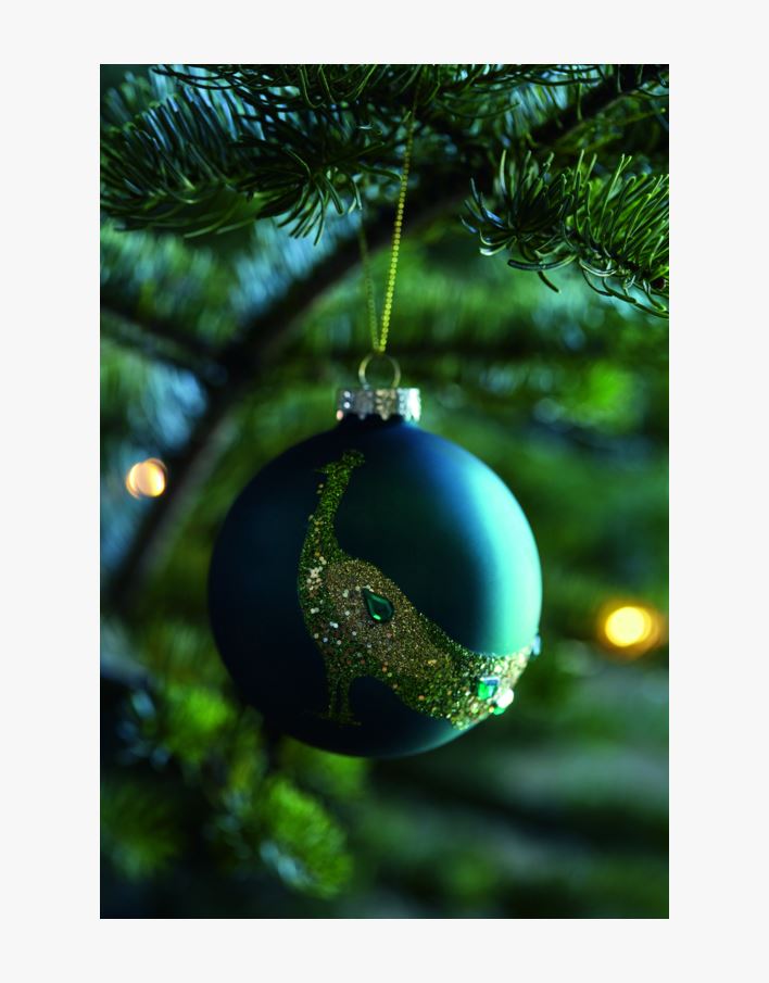 Julgranskula grön - ø 8 cm grön - 1