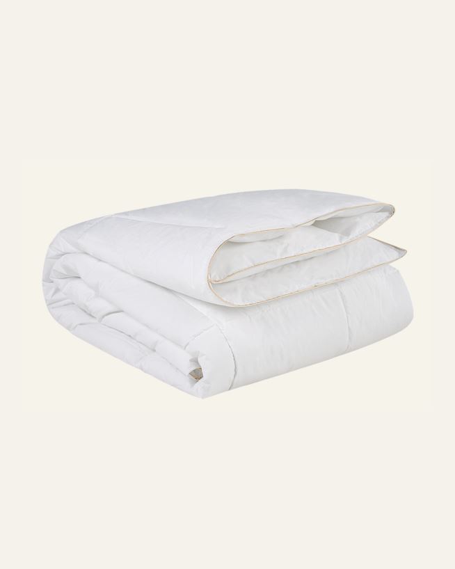 Medelvarmt fibertäcke vit - 150x210 cm vit - 1