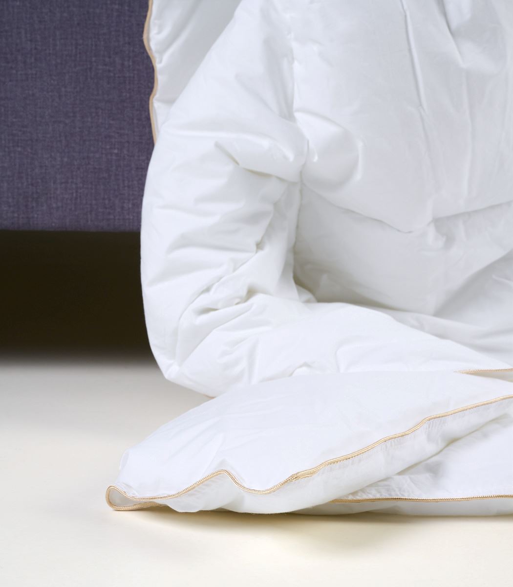 Medelvarmt fibertäcke vit - 2