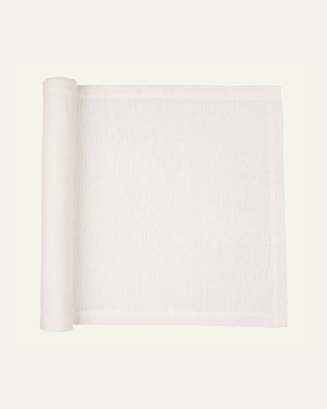 Bordslöpare vit - 35x140 cm vit - 1