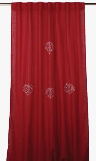 Hemtex | Eivor Gardin Röd - 120x240 Cm