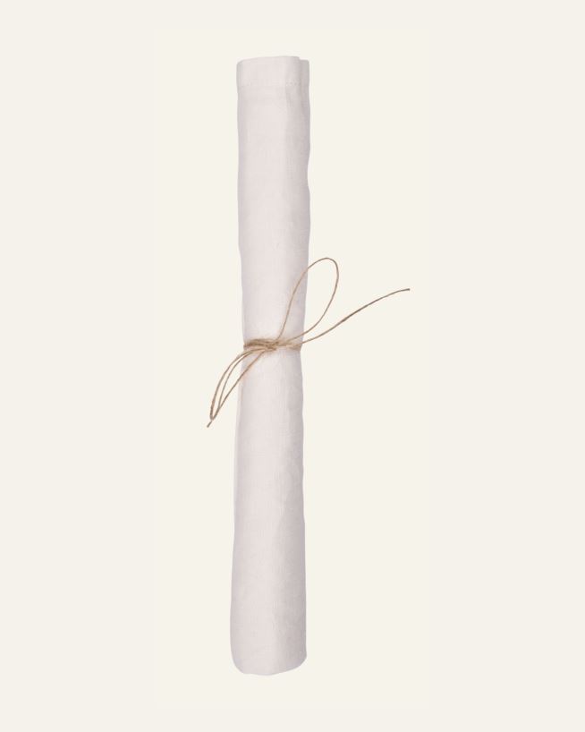 Linneservett vit - 45x45 cm vit - 1