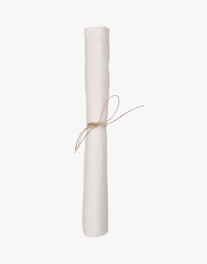 Linneservett vit - 45x45 cm vit - 1