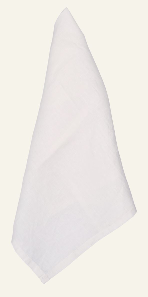 Linneservett  vit - 4