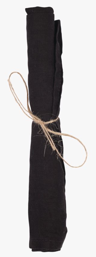 Hemtex | Vila Linneservett Svart - 45x45 Cm