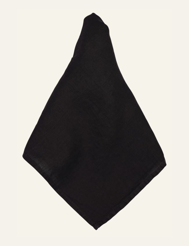 Linneservett svart - 2