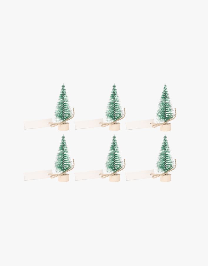 X-mas tree korthållare multi - 3,5x3,5x8,5 cm multi - 1