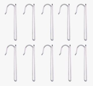 Hemtex | Uno Hög Gardinkrokar, Höga Stål - 10 Stk